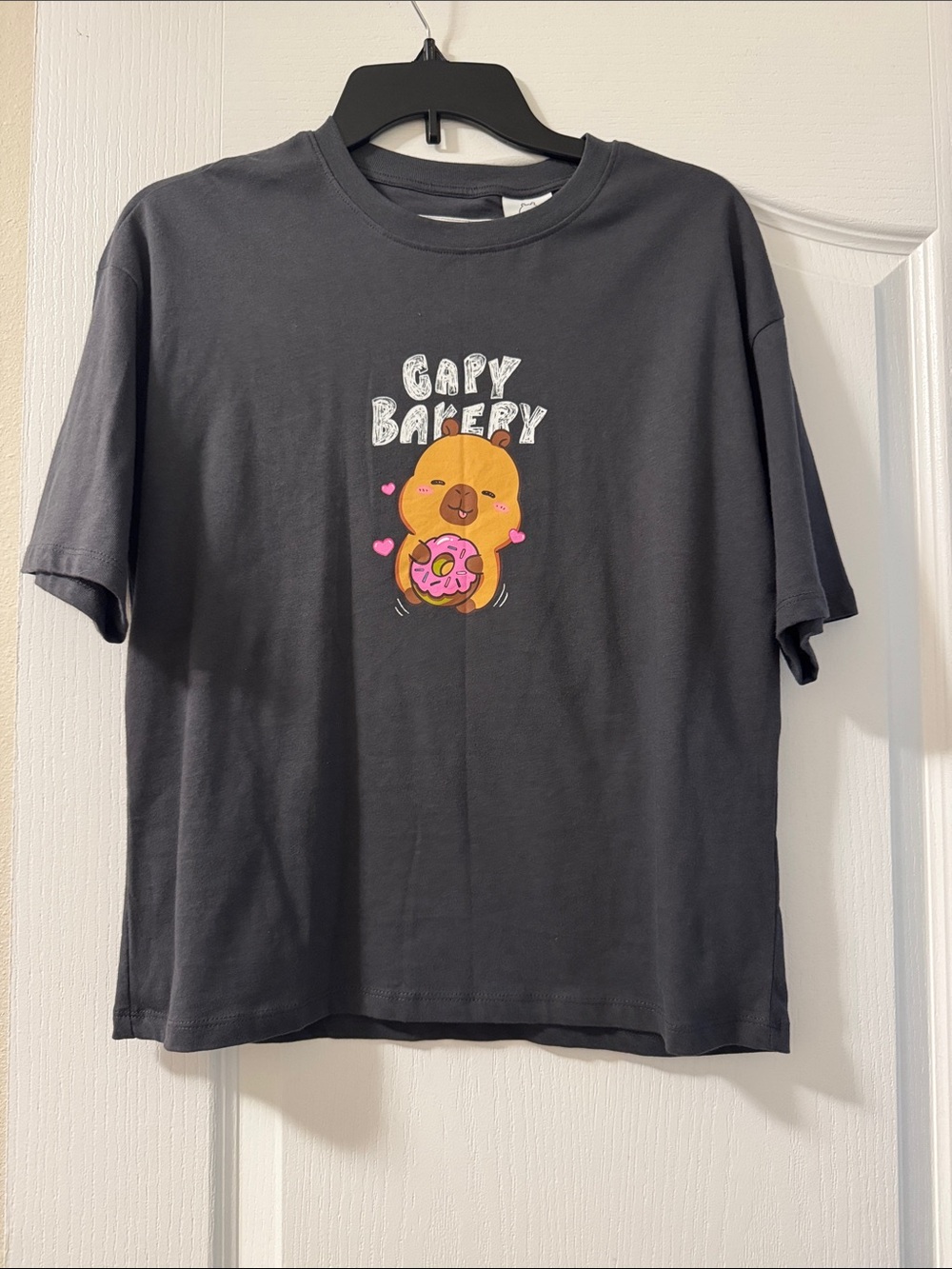 Zara kids Charcoal Capybara Tee size: 12-13